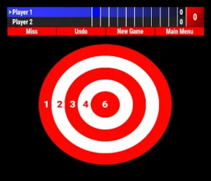 axe throwing bar with golf and multi-sport simulators in Mitchell, South Dakota - featuring projected targets and games