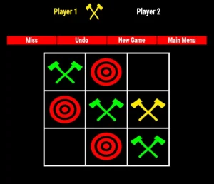 axe throwing bar with golf and multi-sport simulators in Mitchell, South Dakota - featuring projected targets and games